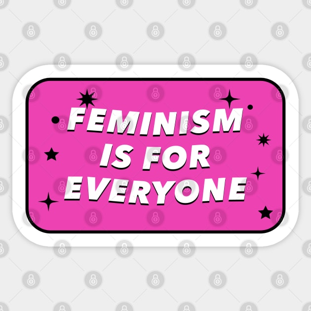 Feminism Is For Everybody - Feminist Sticker by Football from the Left